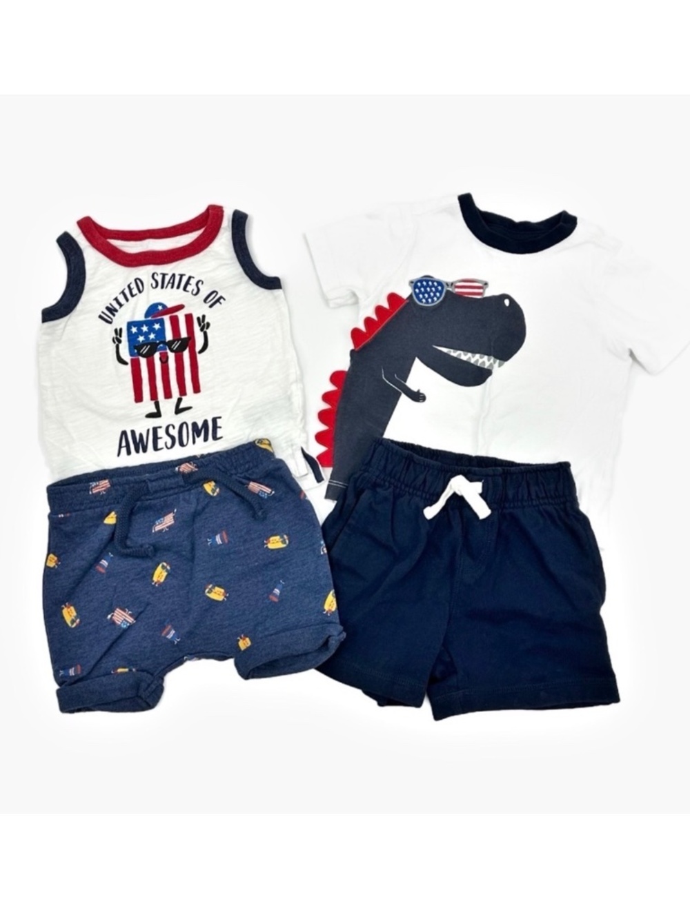 Old Navy and Gymboree Patriotic Baby Outfit Set Size 6-12 Months - Picture 11 of 11